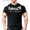 T-shirt da uomo New Men Compression T-shirt Jogger Sporting Skinny Tee Shirt Palestre maschili Fitness Bodybuilding Allenamento Top nero Abbigliamento T230601