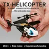 3,5-kanals färg Mini Remote Control Helicopter Anti-Collision och Drop Resistent Drone Children's Helicopter Toy