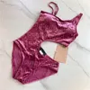 Sexiga rygglösa baddräkter för kvinnor Summer Flanell Push Up Bikinis Set Girls Bathing Suit Swim Underwear