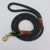 Leases Reflective 5ft Dog Leash Nylon Dogs Lead Rope Pet Long Leases Belt Outdoor Dog Walking Training Leads Ropes Black Color