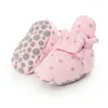 Nouveau-né bébé chaussettes chaussures garçon fille enfant en bas âge premiers marcheurs chaussons coton doux anti-dérapant chaud bébé berceau chaussures