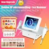 2in1 RF Gold Microneedle Beauty Machine Ansiktslyftning Stretch Mark Acne Wrinkle Removal Cold Hammer Skintightening Beauty CE Certifiering