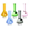 Ultimo colorato 30MM Fumo portatile di vetro spesso fatto a mano Bubble Carb Cap Nails Dabber Bong Oil Rigs Narghilè Shisha Waterpipe Bowl Bubbler Tip Hat DHL