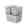 Storage Bottles Fridge Food Container BPA Free Vegetable Containers Fruit And Salad Partitioned Organizer