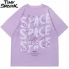 T-shirts pour hommes Hip Hop Street Vêtements T-shirt Bear Astro Print T-shirt 2023 Hommes Harajuku Coton Casual T-shirt Été À Manches Courtes Top T-shirt