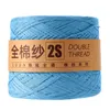 かぎ針編みに使用されるヤーン250G diy de de de de de cora baby tricycle cotton cottonシルク糸セータースカーフニットハットp230601