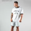 T-shirt da uomo New Summer Sports Tempo libero T-shirt larga larga Pannello da basket Traspirante Manica corta Top Moda uomo Palestra manica corta T230601