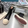 Женские модные ботинки дизайнер Marn Classic Cteeling Комфортно усиливает черно-серое белое серое и зимнее Челси