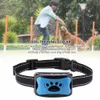 Collari Dispositivo antiabbaio per cani USB Collare elettrico ad ultrasuoni per addestramento per cani Collare per cani che smette di abbaiare Vibrazione Collare antiabbaio a prova di acqua