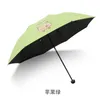 Umbrellas ins Fashion 3-olding Umbrella Fold Women UV 방수 만화 Parasol Rain Sun