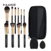 Borstels maange 10stcs make -up borstels set cosmetica wenkbrauw poeder foundation oogschaduwen combineren sponzen make -up kit volledige professional