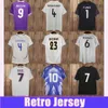98 99 RAUL BECKHAM Mens Retro Soccer Jerseys RonAldO ALONSO SEEDORF ZIDANE CANNAVARO R.CARLOS KAKA' SERGIO RAMOS Home Away Goalkeeper Football Shirt Uniforms