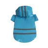 Chien vêtements Costumes pour animaux de compagnie vestes pour chats chiot extérieur imperméable manteau pluie à capuche vêtements été chiens imperméable