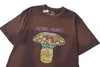 Takashi Murakami Sunflower Artist gebrandmarktes Mushroom Eyes Herren- und Damen-Kurzarm-T-Shirt