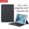 Claviers Ajiuyu Clavier Clavier pour iPad Pro 12,9 pouces 2017 2015 1ème 2e tablette Bluetooth sans fil A1670 A1671 A1584 A1652 Smart Cover