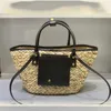 حقائب الشاطئ Women JA Bag Summer Travel Bags Raffia Beach Tote Luxury Straw Straw Bag Bage Bage Bage Bage مع 230420