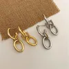 Stud Earrings Irregular Metal Pendant European American Style Personality Fashion Ms Girl Travel Wedding Accessories