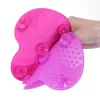 Silicone Maquillage Brosse Cleaner Pad Outil À Main Fondation Maquillage Brosse Scrubber Board Maquillage Brosse De Lavage Gel Tapis De Nettoyage 0067