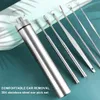 Zorg 7 stks/set oorreiniger wax verwijderingsgereedschap earpick sticks oorsmeerremover curette oor pick reiniging oorreiniger lepel voor oorverzorging