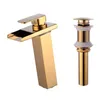 Bathroom Sink Faucets Black Oil Waterfall Led Faucet. Square Brass Basin Mixer Tap Deck Mounted Ta Torneira