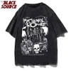 Camiseta Oversized My Chemical Romance Mcr Dead Camiseta Feminina Black Parade Punk Emo Rock Summer Fashion Top Roupas Femininas L230520