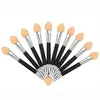 Borstar Professional 200st Makeup Doubleend Eye Shadow Eyeliner Brush Svamp Applicator Tool Cosmetic Eyeshadow Brush