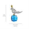 Pins Brooches New Arrival of High Quality Cubic Zirconia Bird Ice Cube Jewelry Chest gift