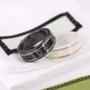 60% zniżki na designerską bransoletę biżuterii Naszyjnik 925 Sterling Black White Ceramic Ręczny Pierścień