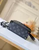 Mini Soft Trunk Torby Men M44735 Oryginalna jakość mody swobodne łańcuchy torby na płótnie skórzane zamek błyskawiczny Louis Tourse Vutton Crossbody Viuton Bag