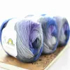 Yarn 50 grams (180 meters)/ball rainbow knitted Merino wool fancy dye crochet DIY scarf shawl yarn for hand knitting P230601