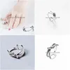 Band Ringe Sier Mode Retro Doppelschicht Seil Knoten Einstellbare Ring Schmuck Für Frauen Party Geschenk Drop Lieferung Dhmcd