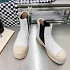Женские модные ботинки дизайнер Marn Classic Cteeling Комфортно усиливает черно-серое белое серое и зимнее Челси