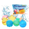 Jouet de boule d'eau en silicone Ballons d'eau réutilisables auto-scellants magnétiques Activités de plein air Piscine Plage Jouets de bain pour enfants Adultes Jeux d'été