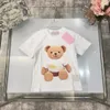 キッズTシャツデザイナーエンジェルガールズTシャツカジュアルボーイズ幼児半袖プラムTシャツ青年子供レター印刷ティーファッションベイビーキッドクロスインF6GC＃