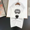 Överdimensionerade mäns t-shirts bomullsweatshirt karl designer t shirt herr polo skjorta män kvinnor kort ärm thirt man rund nacke pullover tee 4xl