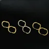 Kadınlar için Jewlery Designer Vintage Floral Elmas Saplamalar G Gold Hoop Küpeler Altın Petal Kutu Doğum Günü Hediyesi V85E#