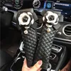 Nouveau 2 pièces fleur de camélia voiture ceinture de sécurité couverture en cuir PU épaulette voiture style ceinture de sécurité couverture voiture accessoires pour femmes