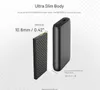 Autentisk Nitecore NB10000 Charger Power Bank Carbon Fiber 10000mAh Slim Li-ion Battery PD Fast Charging QC 3.0 20W Adapter för smarta mobiltelefoner Strålkastare Ljus