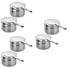 Dinnerware Sets 6 Pcs Fuel Holder For Chafer Chafing Dish Lid Warmer Parties Buffets