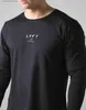 Men's T-Shirts Spring and Autumn New Men's Running Fitness Slim Long Sleeve Men's Gym Bodybuilding Mesh Red T-shirt Brand Fashion Sports Tops T230601