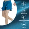 Mäns shorts Gym Shorts Man med Back Zip Pocket Athletic Running Training Short Sports Pants for Men Dry-Fit Racing Elastic Midje Sportkläder 230601