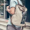 Evening Bags Large Capacity Canvas Rucksack Men's Travel School Bag Mountain Backpack Men's Travel Bucket Shoulder Bag Men's Backpack