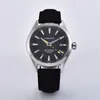 Wristwatches 41mm Miyota Automatic Watch Mechanical Men Leather Wrist Watches Sapphire Waterproof Sport Casual Self Wind Male Clock