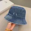 Luksusowy projektant Bucket Hat Summer Prosty mężczyźni i kobiety czapka rybacka Wysokiej jakości para sun hat bardzo piękna