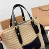 Stylisheendibags Designer Woven Shopping Bags Beach Totes STRAW CASS PAG UNISEX LÄDER DAGLE HJÄLL HÖG KVALITET LITA HANDBAGMODE Simple Letter Single Bag