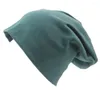 BERETS 2023 Solid Color Beanie Caps Hat Fashion Hip-Hop Cotton Hats For Men Women Beanies Unisex Cap Drop