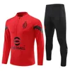 2023 2024 AC mIlans trainingspak IBRAHIMOVIC Soccer Milano survetement 23/24 maillot men and kids de foot mIlans voetbal Trainingspak jas