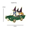 Pins Brooches Wuli baby is car witch female drivers and a casual brooch gift for party witches that designers are interested in G230529