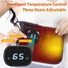 Infraröd uppvärmning midja massager elektrisk vibration buk massage bälte stag stödskydd smärtlindring varm kompress l230523