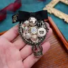 Pins Broches SHMIK Vintage Doek Paleis Barokke stijl camellia sieraden geschikt voor vrouwen elegante parel kwast badge revers broche G230529